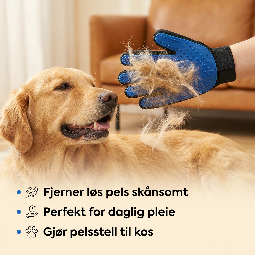Doglivo™ Børstehanske – Klapp bort løs pels